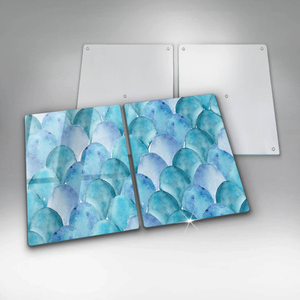 Worktop protector Watercolor scales