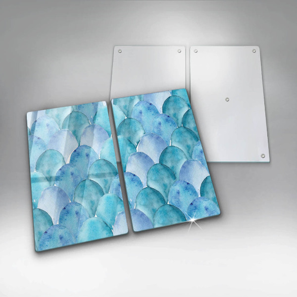 Worktop protector Watercolor scales