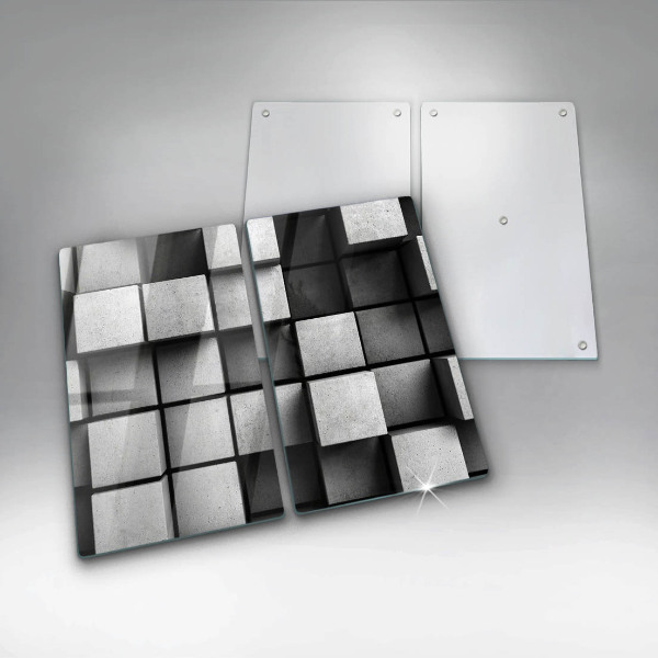 Worktop protector 3D geometry background