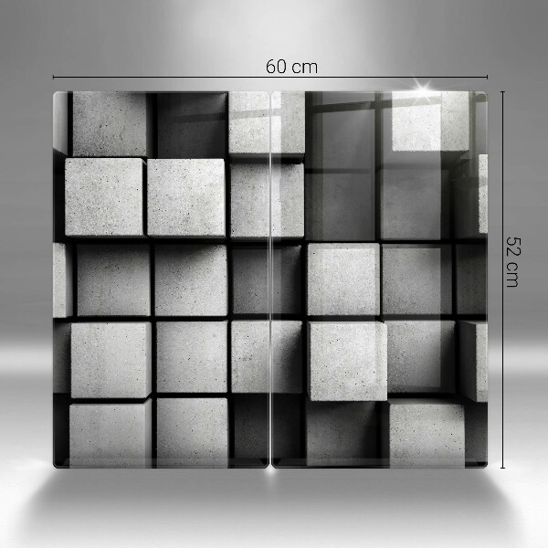 Worktop protector 3D geometry background