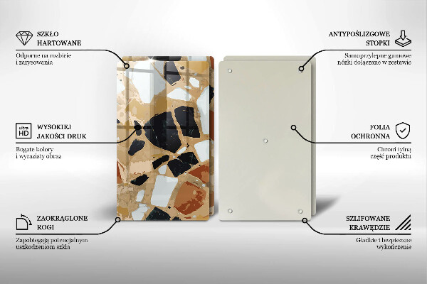 Worktop protector Decorative stones