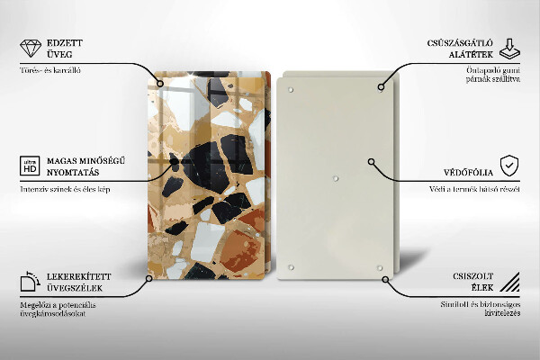 Worktop protector Decorative stones