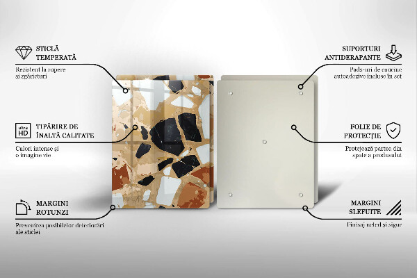 Worktop protector Decorative stones