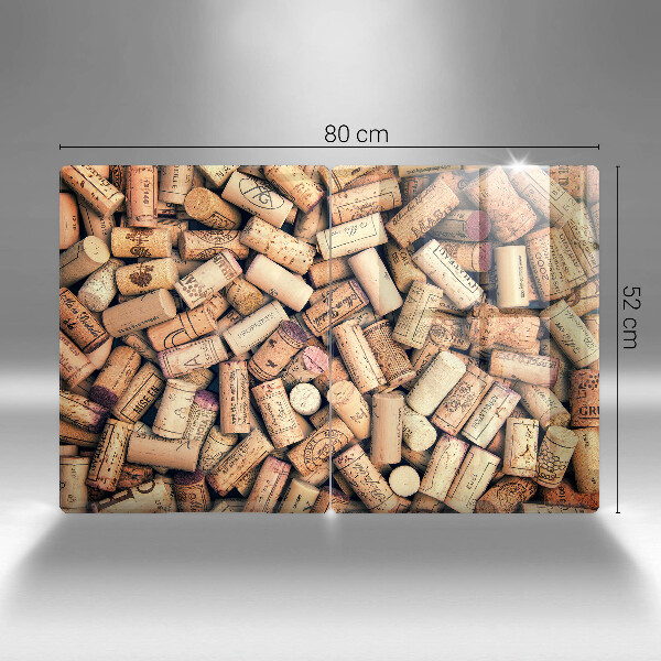 Kitchen worktop saver Wine corks pattern