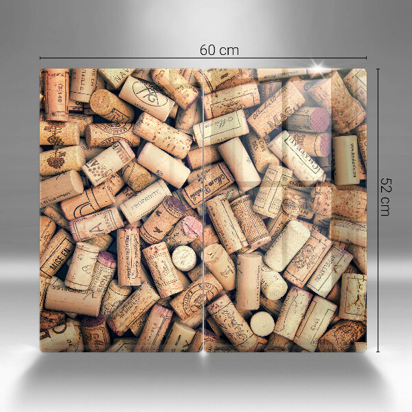 Kitchen worktop saver Wine corks pattern