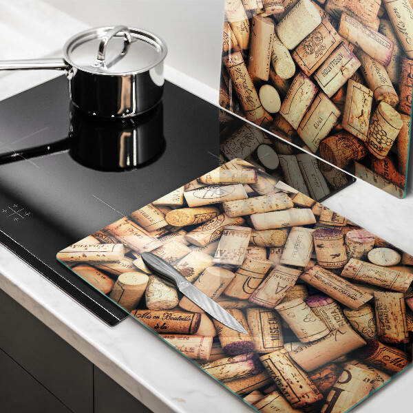 Kitchen worktop saver Wine corks pattern