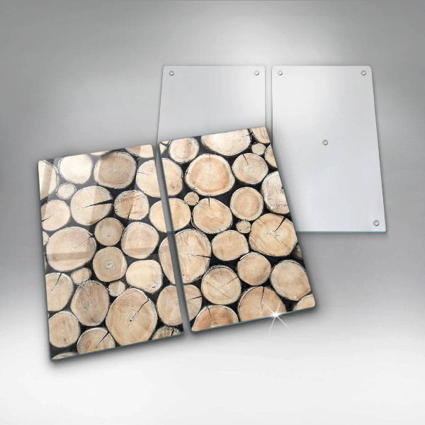 Kitchen worktop saver Wood trunks of the tree