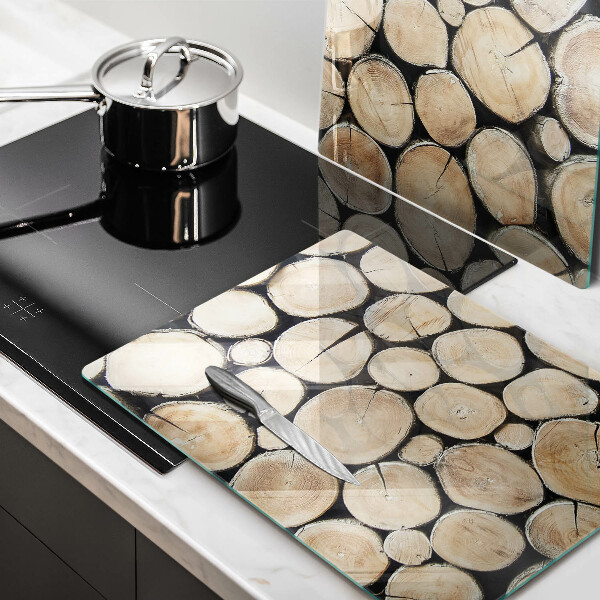 Kitchen worktop saver Wood trunks of the tree