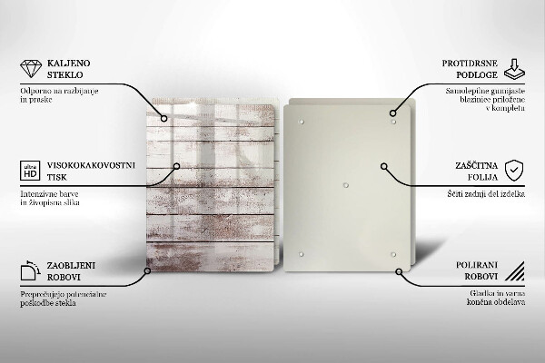 Kitchen worktop saver Old wood boards