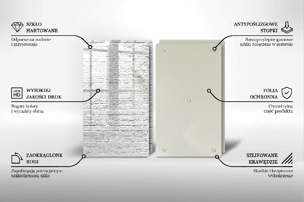 Kitchen worktop saver Brick wall