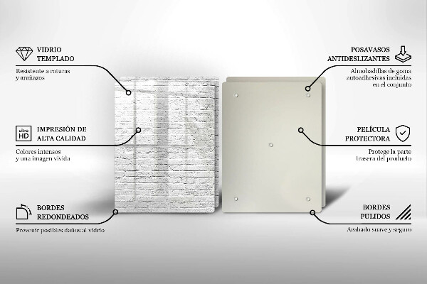 Kitchen worktop saver Brick wall