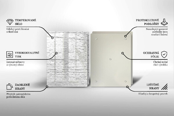 Kitchen worktop saver Brick wall