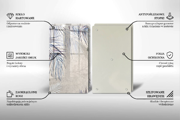 Worktop protector Subtle leaves