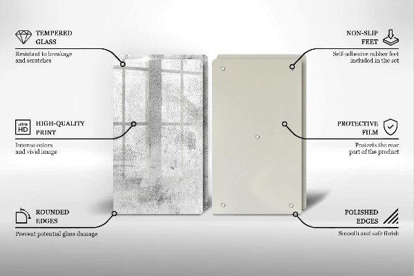 Worktop protector Concrete texture