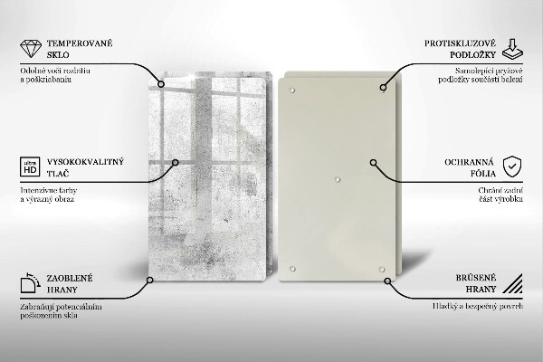 Worktop protector Concrete texture