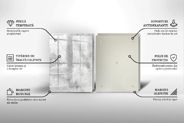 Worktop protector Concrete texture