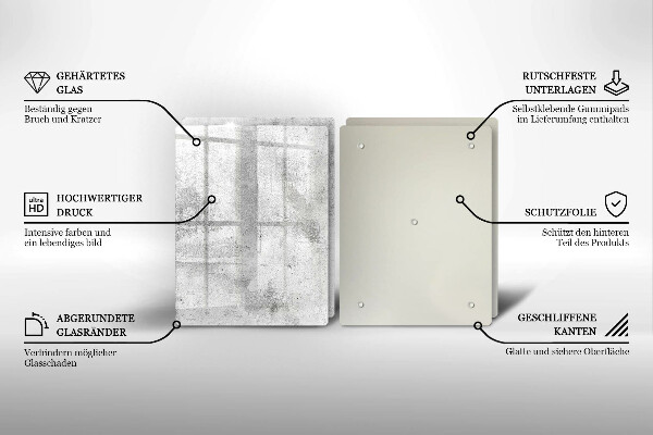 Worktop protector Concrete texture