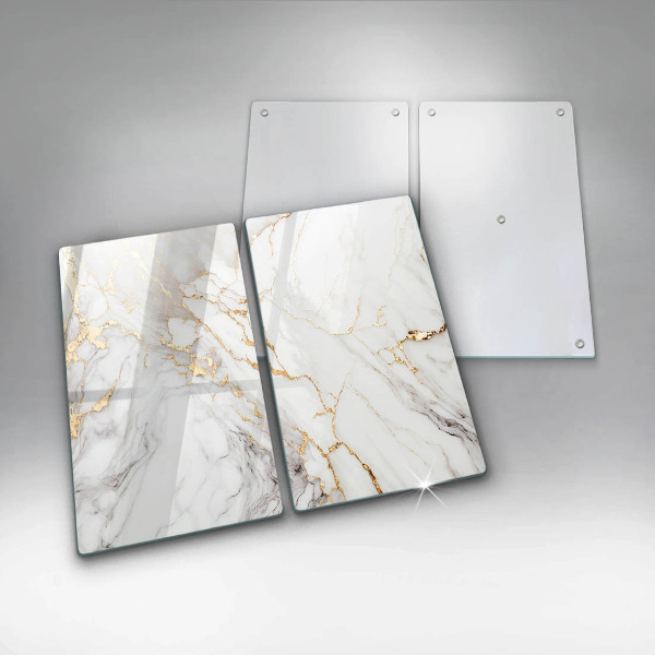 Worktop protector Light marble with gold