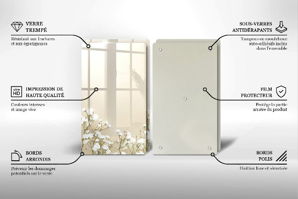 Worktop protector Boho flowers