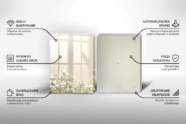 Worktop protector Boho flowers