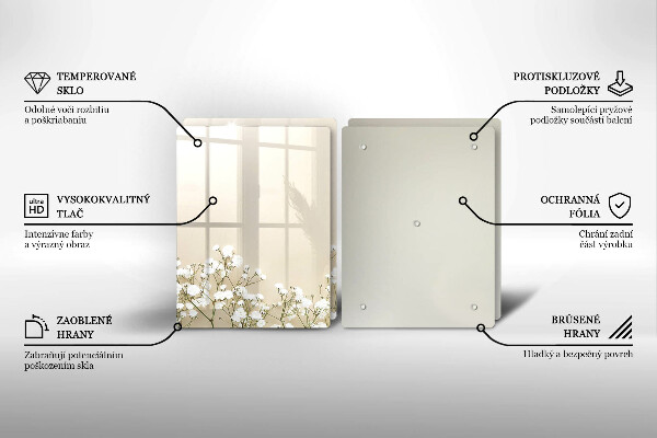 Worktop protector Boho flowers