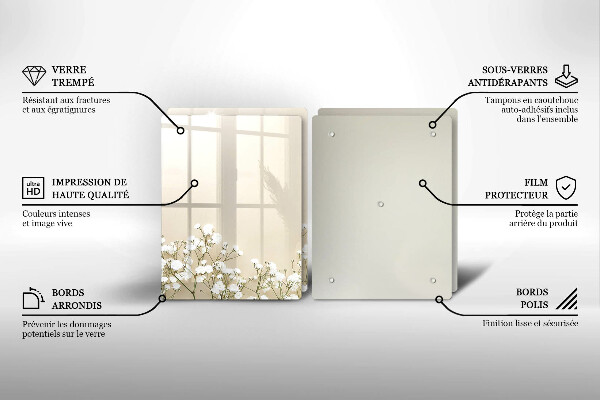 Worktop protector Boho flowers