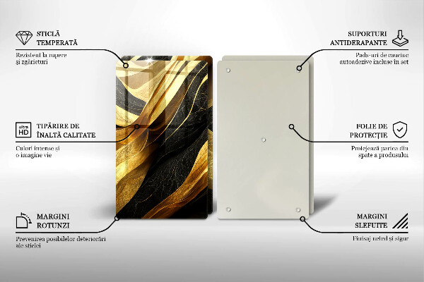 Kitchen worktop protector Elegant abstraction