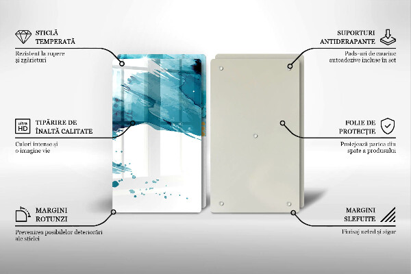 Kitchen worktop protector Blue spots