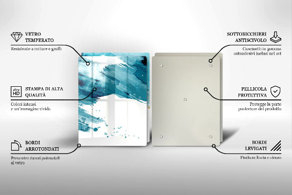 Kitchen worktop protector Blue spots