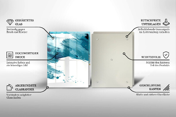 Kitchen worktop protector Blue spots