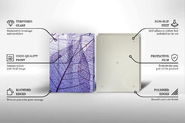 Kitchen worktop protector Leaves with veins