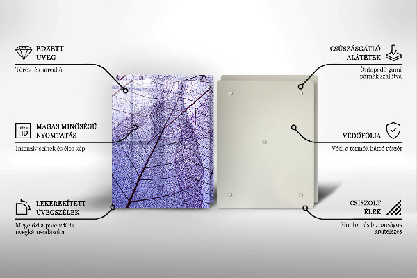Kitchen worktop protector Leaves with veins