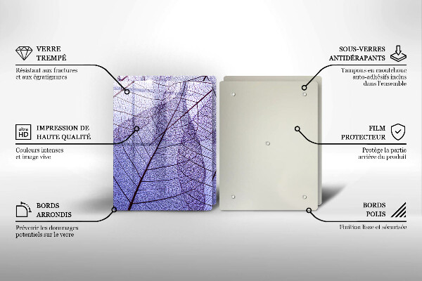 Kitchen worktop protector Leaves with veins