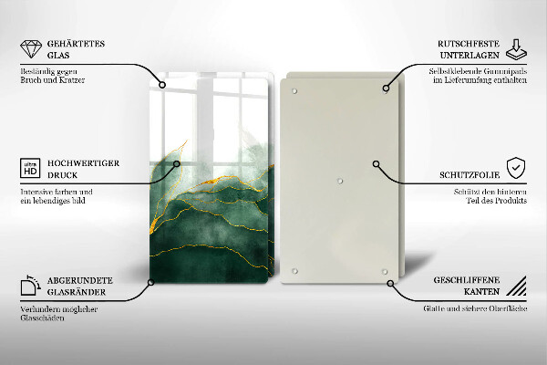 Kitchen worktop protector Abstraction nature