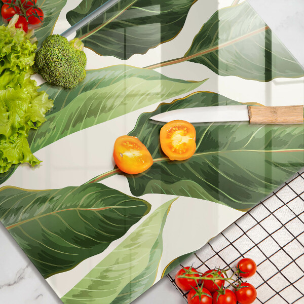 Kitchen worktop protector Banana leaves