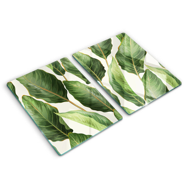 Kitchen worktop protector Banana leaves