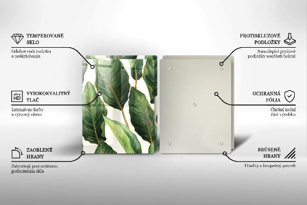 Kitchen worktop protector Banana leaves