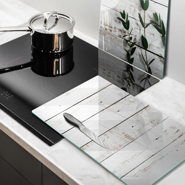 Kitchen worktop protector Old boards and leaves