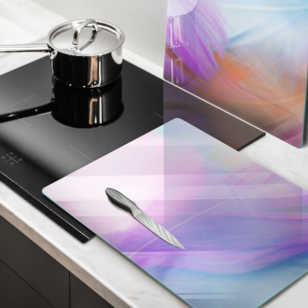 Kitchen worktop protector Pastel feathers