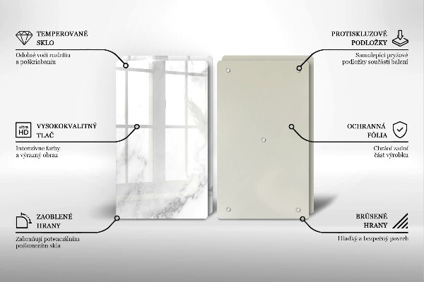 Kitchen worktop protector Modern marble