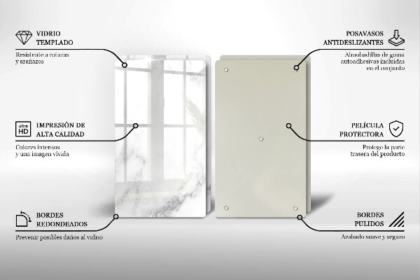 Kitchen worktop protector Modern marble