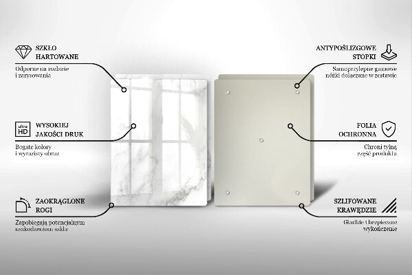 Kitchen worktop protector Modern marble