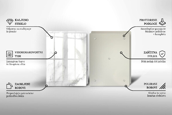 Kitchen worktop protector Modern marble