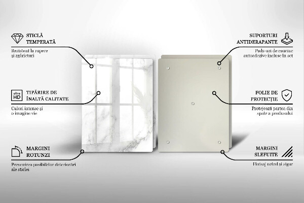 Kitchen worktop protector Modern marble