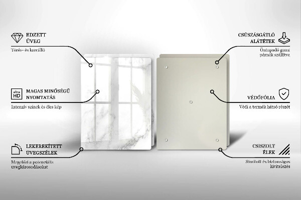 Kitchen worktop protector Modern marble