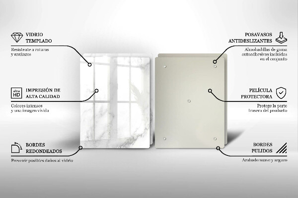 Kitchen worktop protector Modern marble