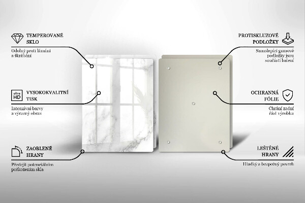 Kitchen worktop protector Modern marble