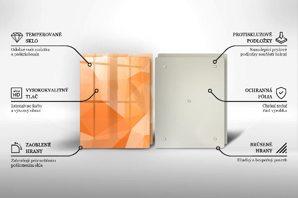 Kitchen worktop protector Geomeric background