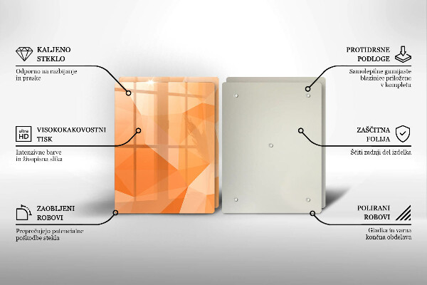 Kitchen worktop protector Geomeric background