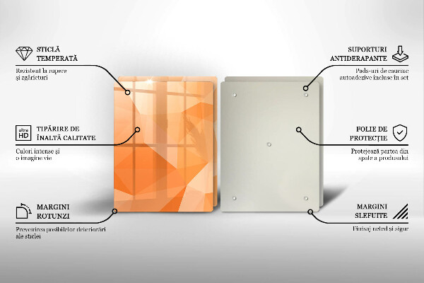 Kitchen worktop protector Geomeric background